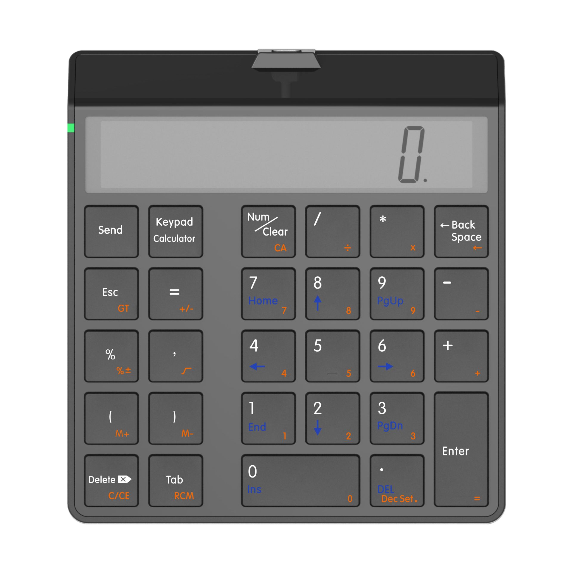 Tecsee Custom Bluetooth Wireless Numeric Display 29 Keys POS Keyboard Commercial Financial Banking Calculator Computer Numeric Keypad