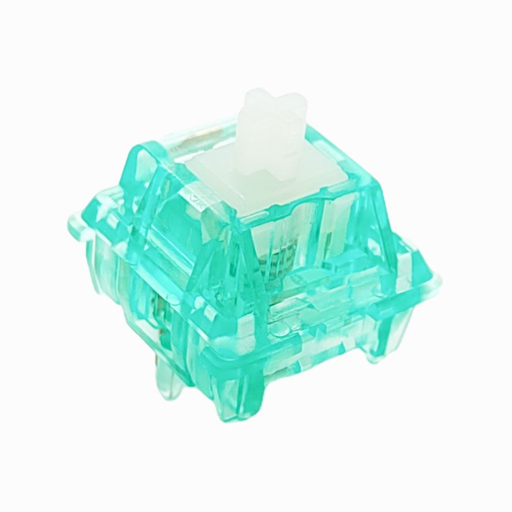 Tecsee Ice Mint Linear Stem Transparent Green Switch
